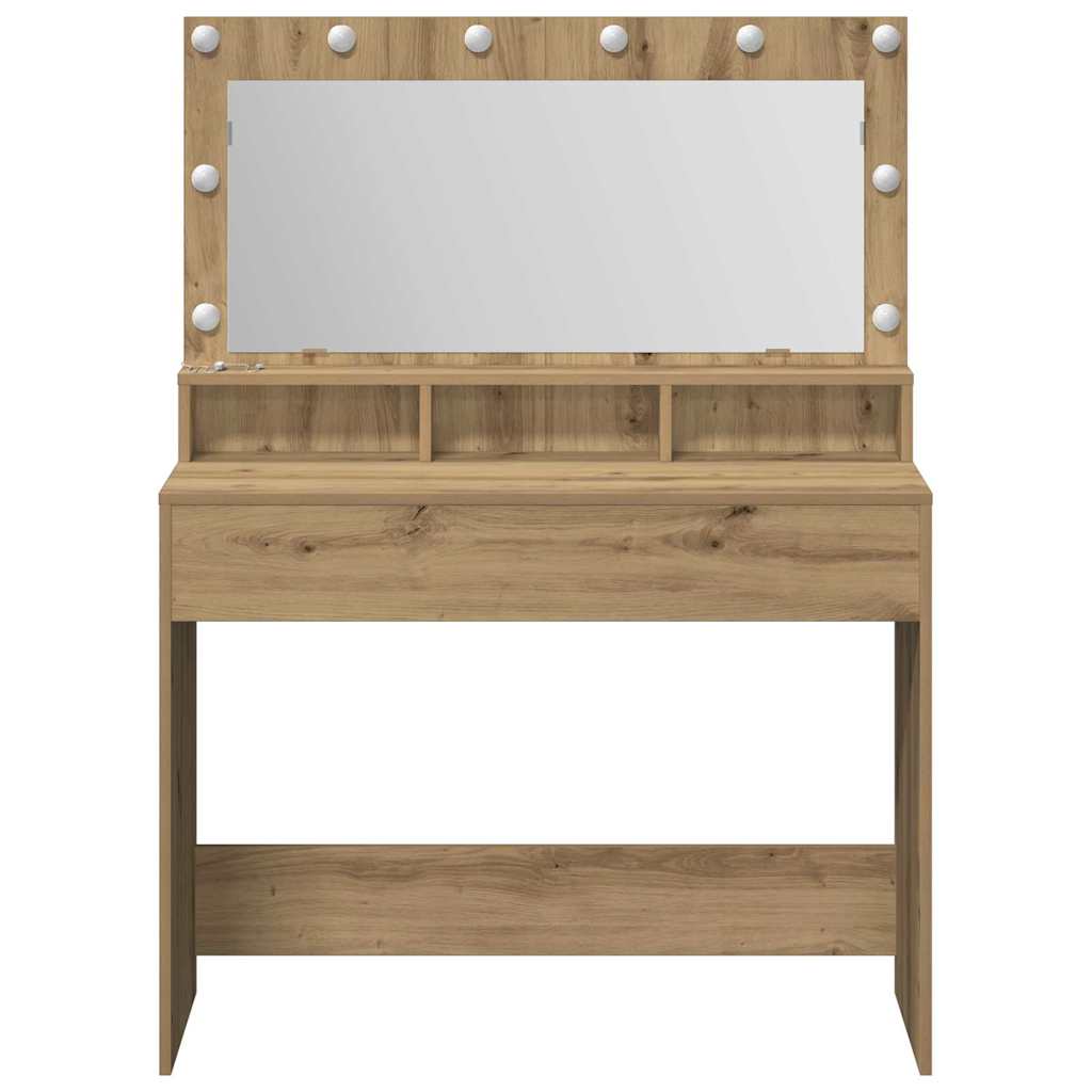 Sminkebord Artisan Eik 100 x 41 x 135 cm Konstruert tre