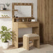 Sminkebord Artisan Eik 75,5 x 41 x 135 cm Konstruert tre