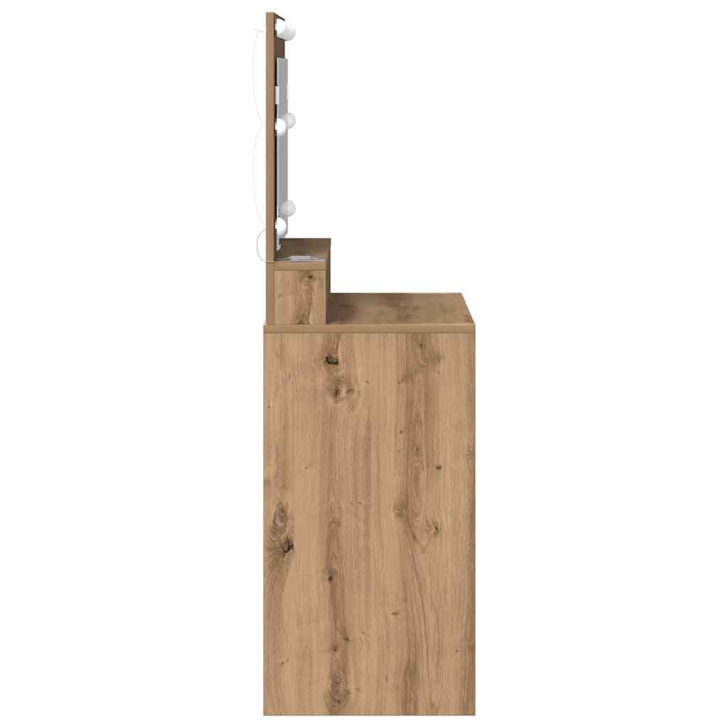 Sminkebord Artisan Eik 75,5 x 41 x 135 cm Konstruert tre