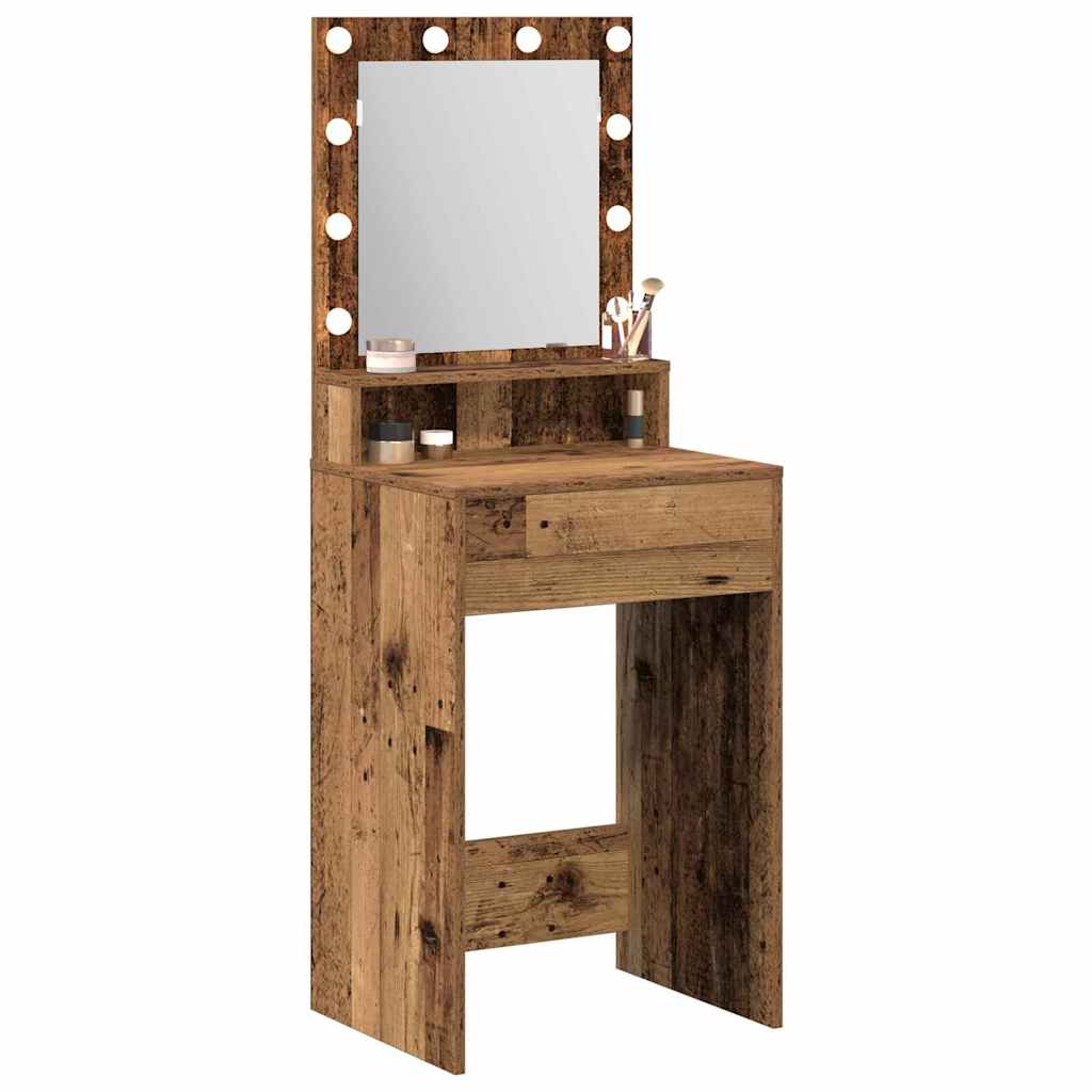 Sminkebord Gammelt tre 50 x 41 x 135 cm Konstruert tre