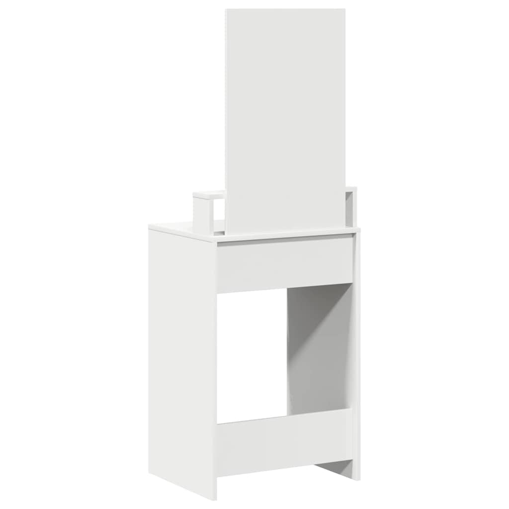 Sminkebord med skuff Hvit 50 x 41 x 140 cm Konstruert tre