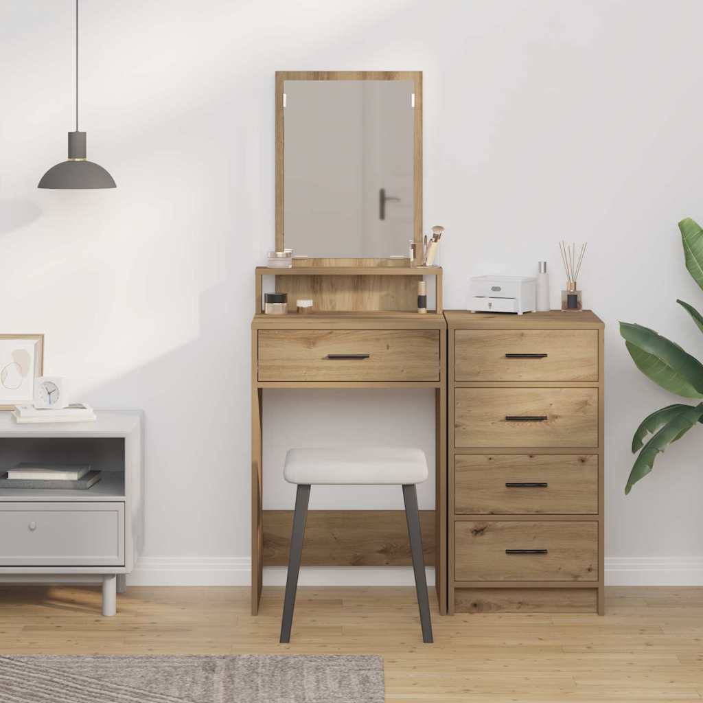 Sminkebord Artisan Eik 50 x 41 x 140 cm Konstruert tre