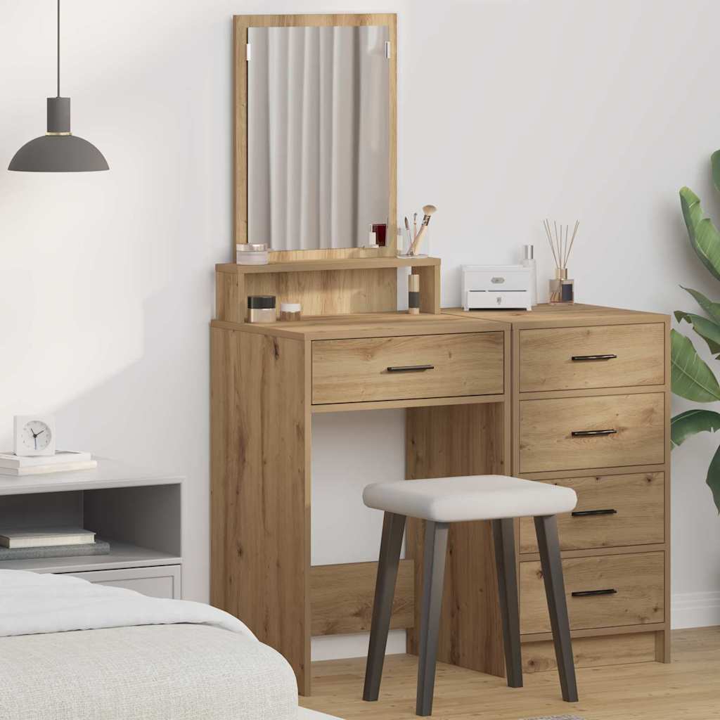 Sminkebord Artisan Eik 50 x 41 x 140 cm Konstruert tre