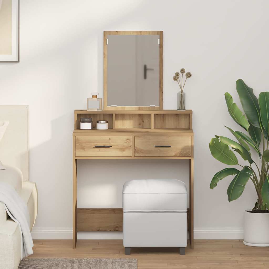 Sminkebord Artisan Eik 79 x 41 x 140 cm Konstruert tre