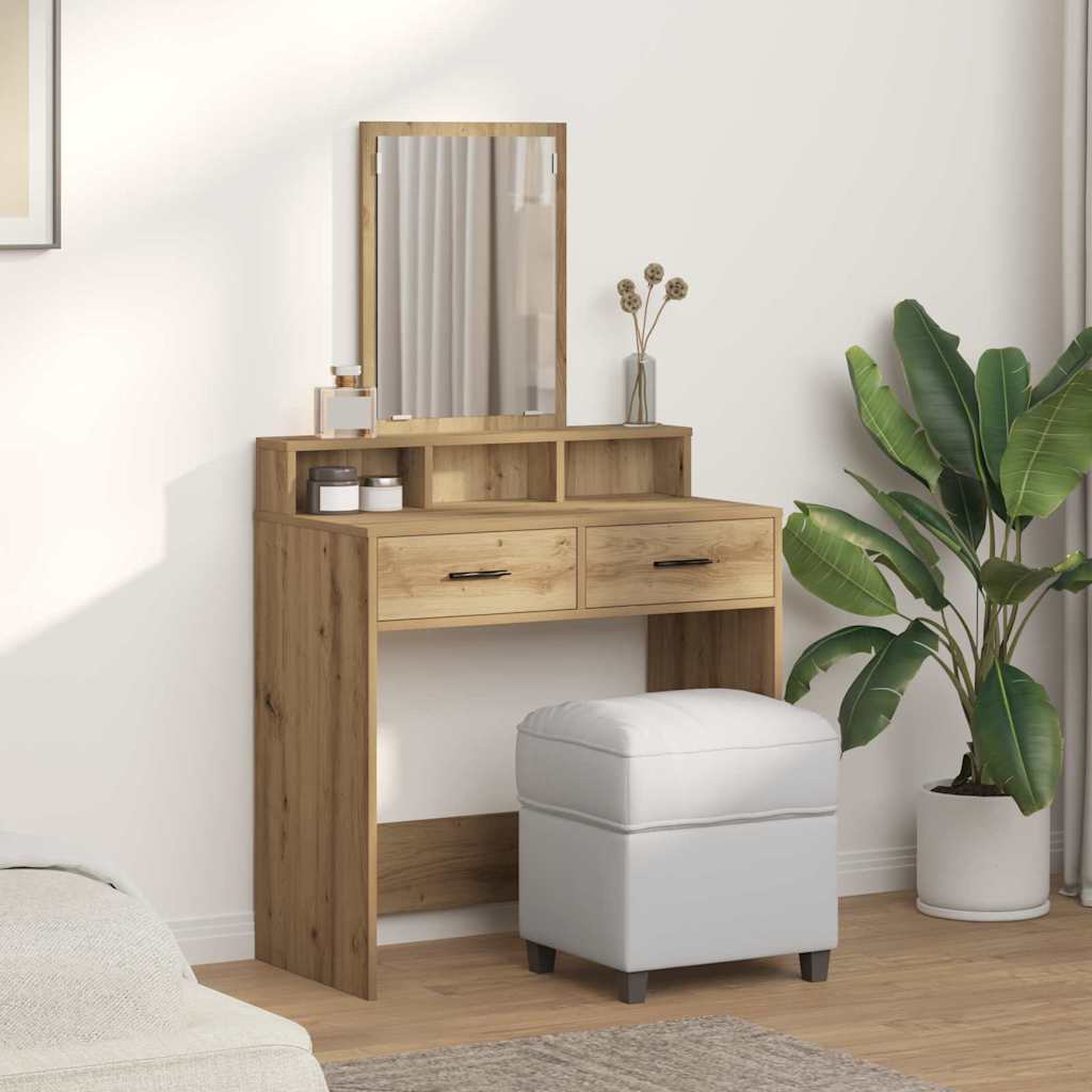 Sminkebord Artisan Eik 79 x 41 x 140 cm Konstruert tre