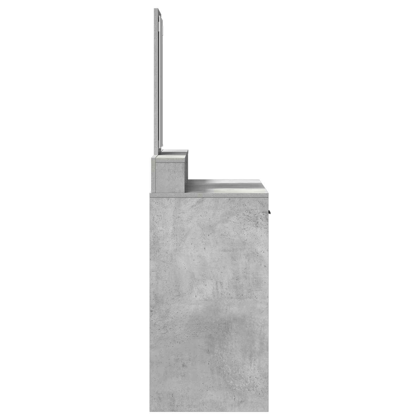 Sminkebord med skuff Betonggrå 100 x 41 x 140 cm Konstruert tre