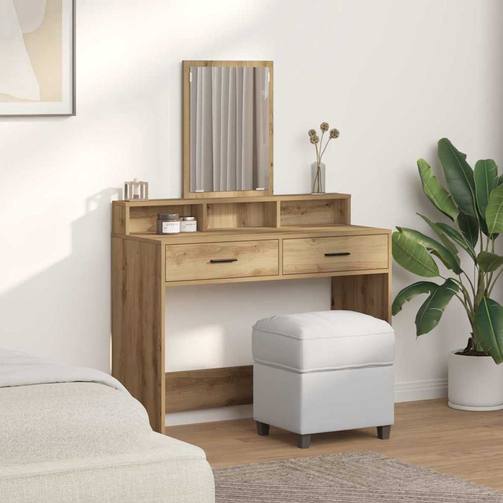 Sminkebord Artisan Eik 100 x 41 x 140 cm Konstruert tre