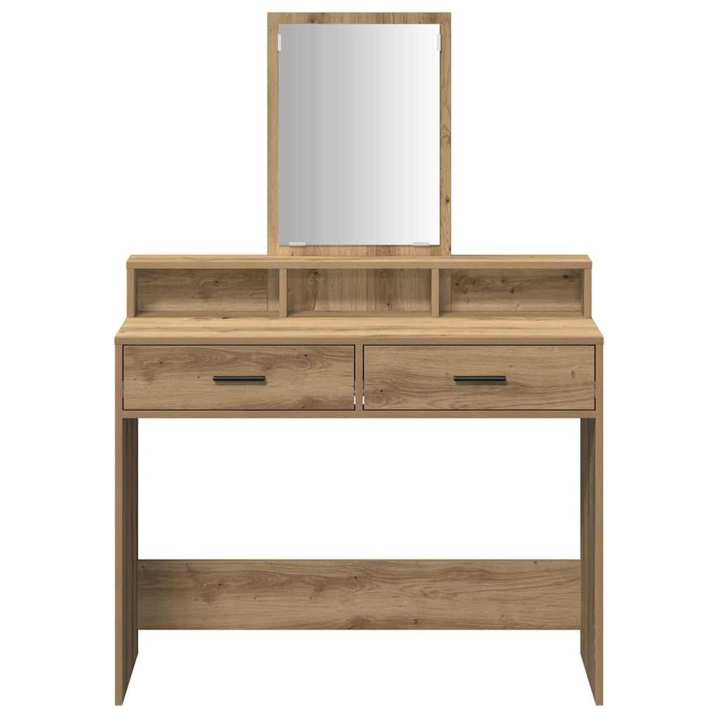 Sminkebord Artisan Eik 100 x 41 x 140 cm Konstruert tre