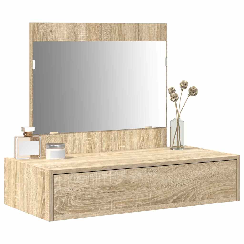 Sminkebord med skuff Brun 83 x 40 x 70 cm Konstruert tre