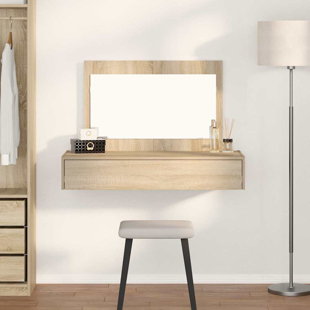 Sminkebord med skuff Brun 100 x 40 x 70 cm Konstruert tre