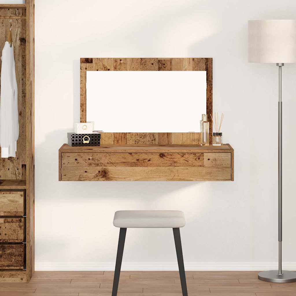 Sminkebord med skuff Brun 100 x 40 x 70 cm Konstruert tre
