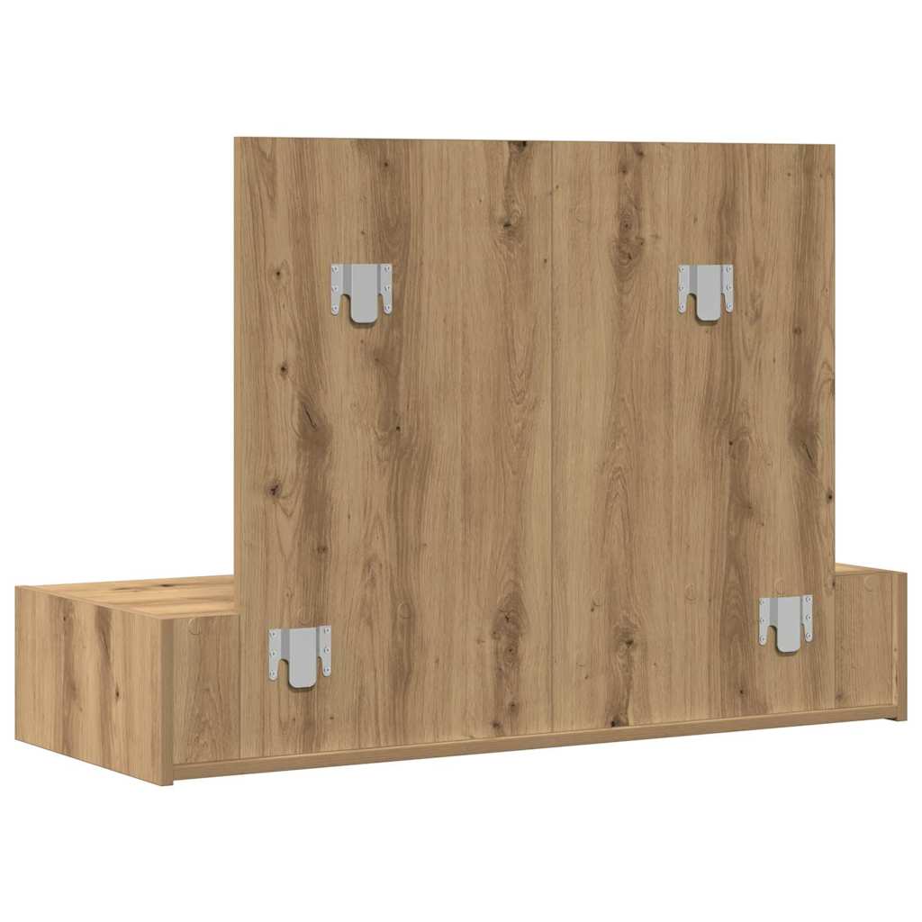 Sminkebord med skuff Brun 100 x 40 x 70 cm Konstruert tre