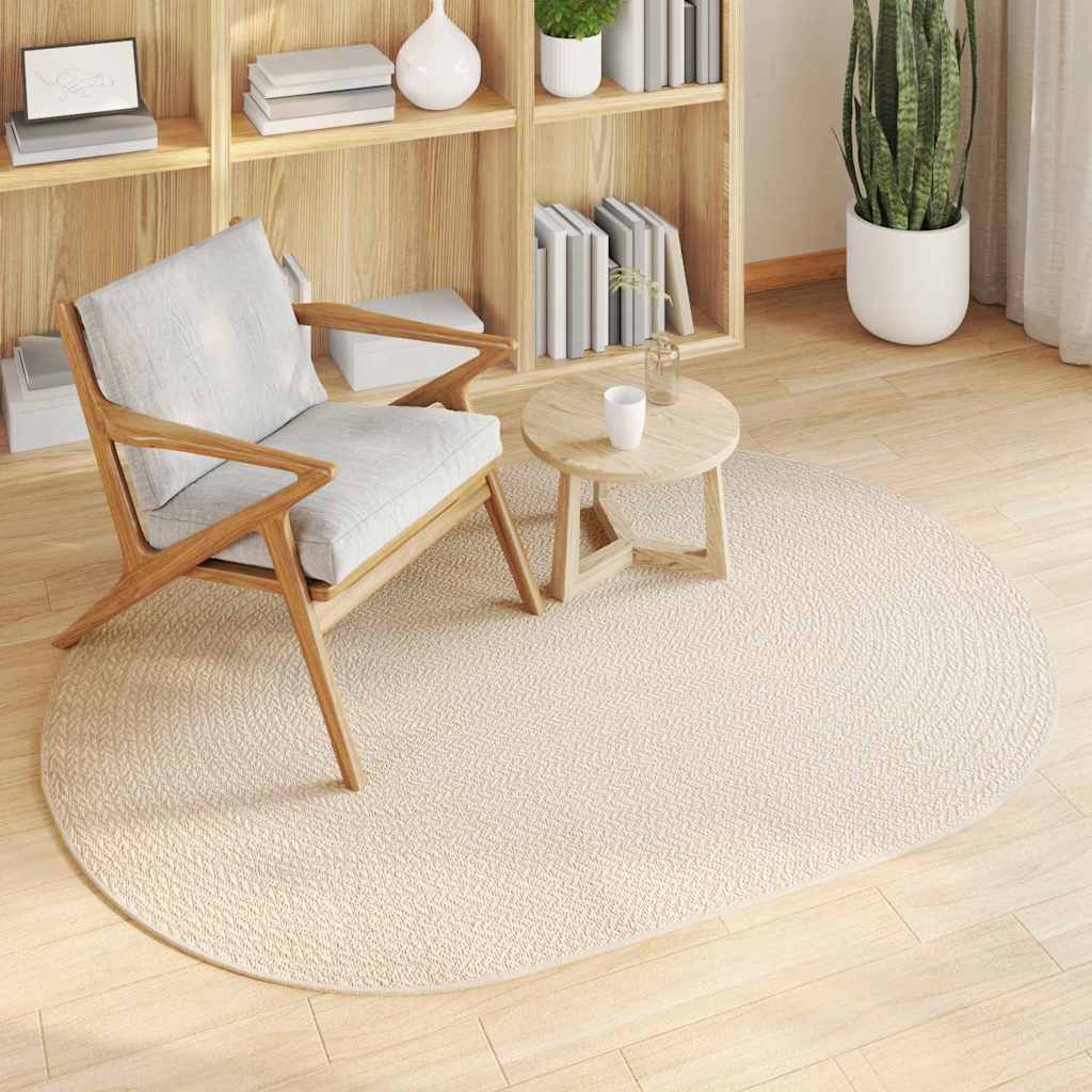Teppe ZIZUR Krem 170 x 120 cm Polypropen