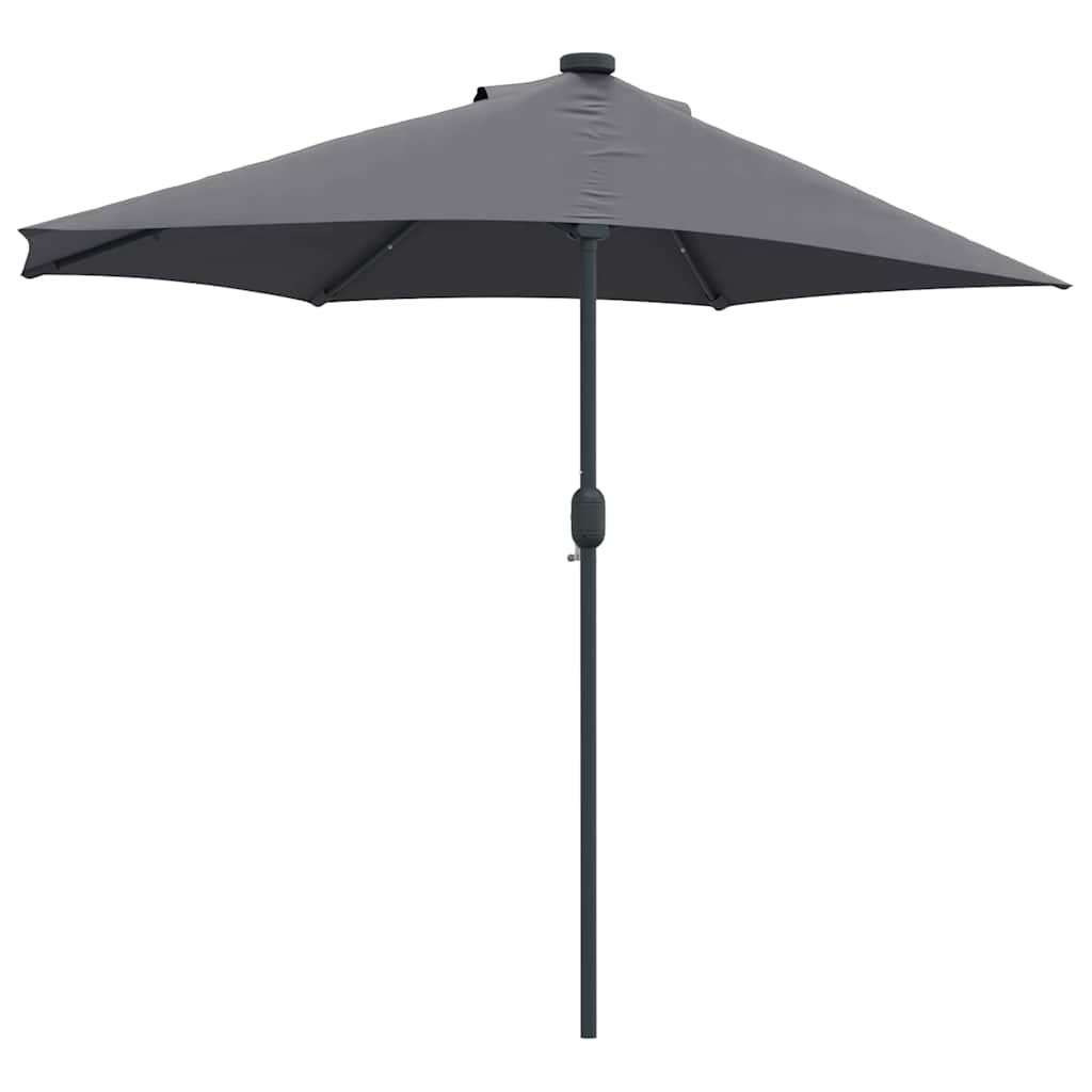Hageparasol Antrasitt 294 x 150 x 223 cm Polyester og stål
