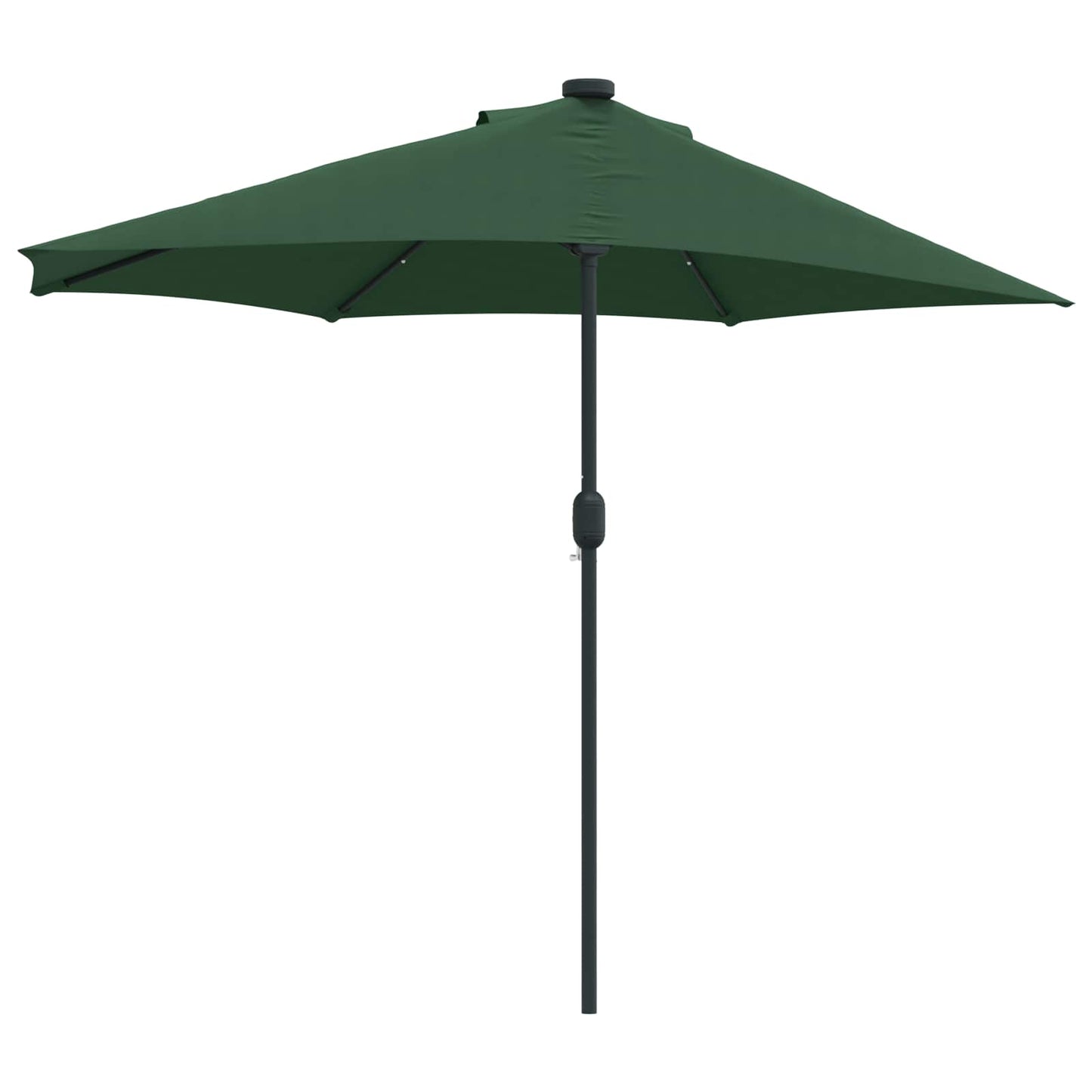 Hageparasol grønn 294 x 150 x 224 cm Polyester og stål