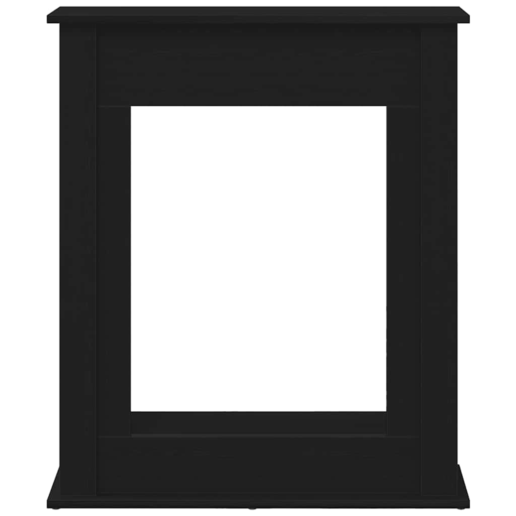Peisramme svart eik 75x20x87,5 cm konstruert tre