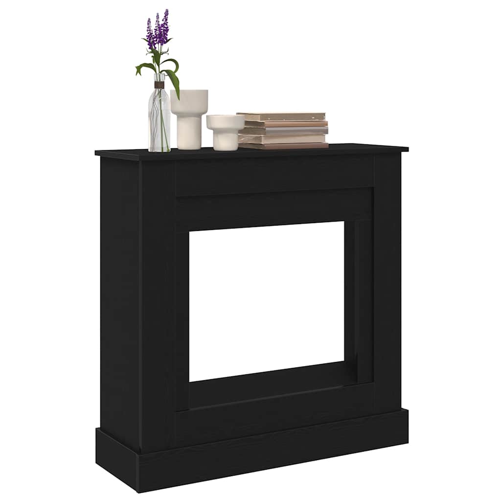 Peisramme svart eik 90x30x90 cm konstruert tre