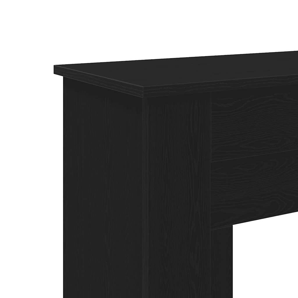 Peisramme svart eik 90x30x90 cm konstruert tre