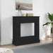Peisramme svart eik 90x30x90 cm konstruert tre