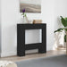 Peisramme svart eik 81x18x82 cm konstruert tre