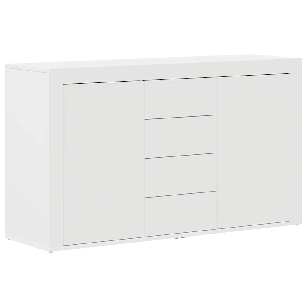 Serviesskap med skuff Hvit 120 x 36 x 69 cm Konstruert tre vidaXL