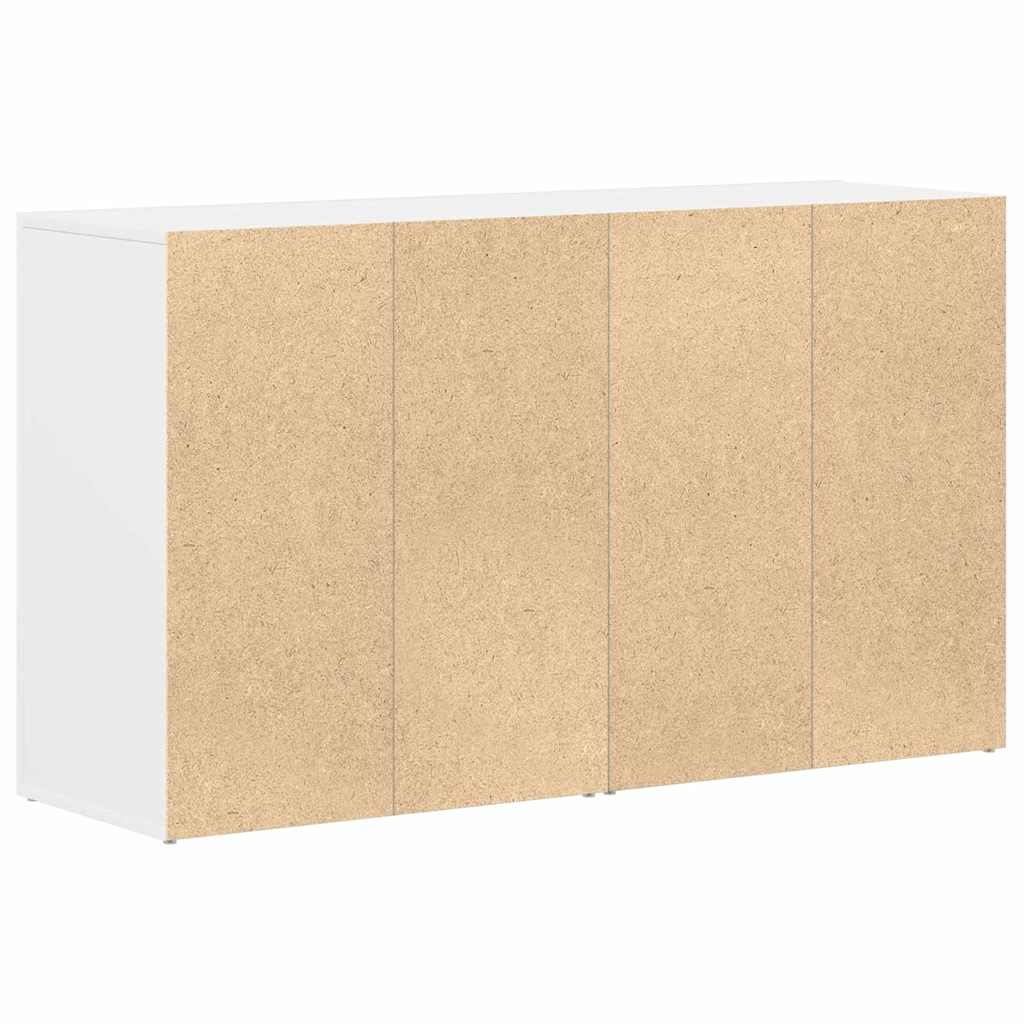 Serviesskap med skuff Hvit 120 x 36 x 69 cm Konstruert tre vidaXL