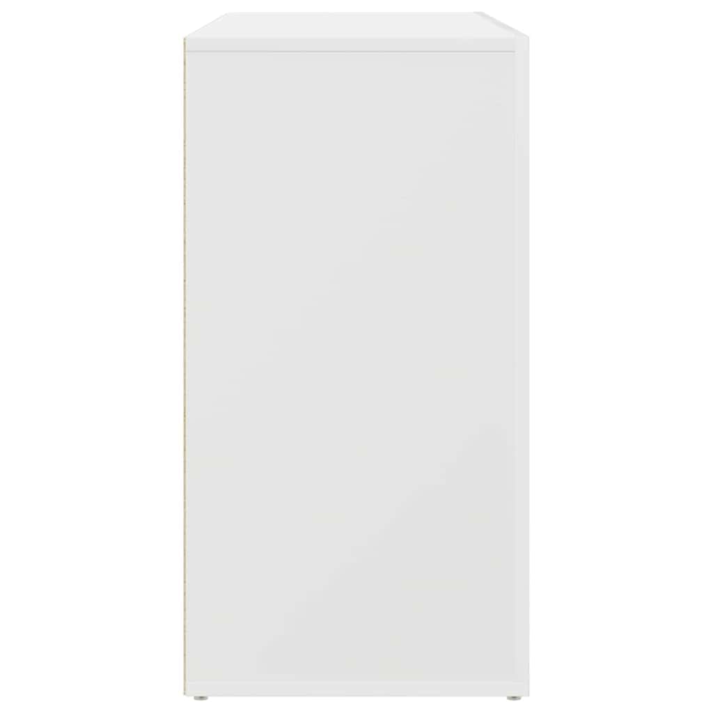 Serviesskap med skuff Hvit 120 x 36 x 69 cm Konstruert tre vidaXL