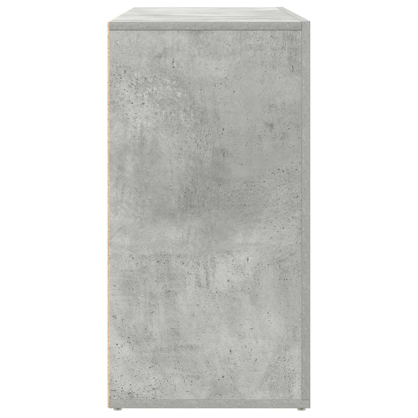 Serviesskap med skuff Betonggrå 120 x 36 x 69 cm Konstruert tre
