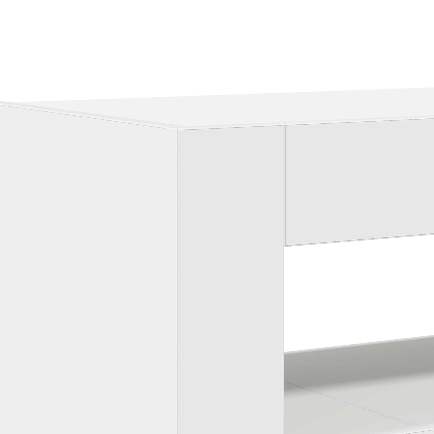 Serviesskap Hvit 116 x 30 x 75 cm Konstruert tre