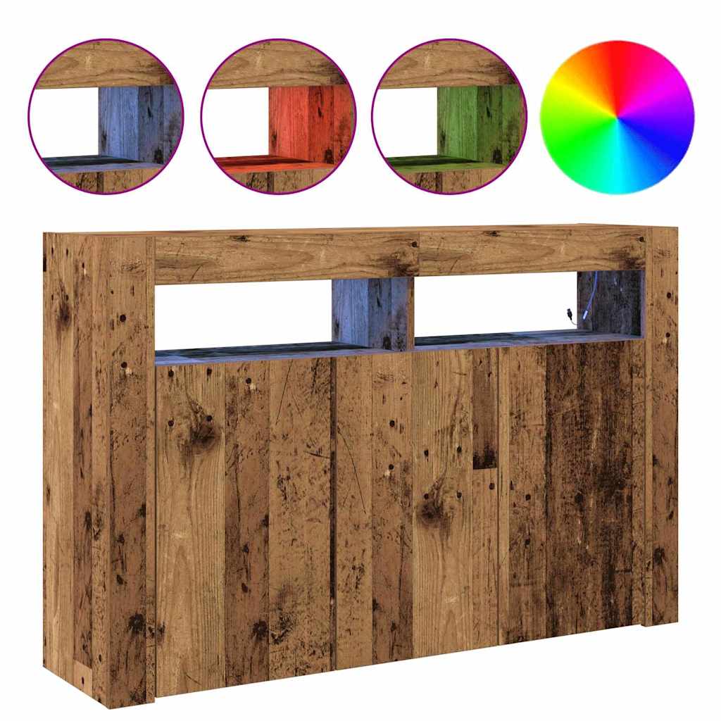 Serviesskap Gammelt tre 116 x 30 x 75 cm Konstruert tre