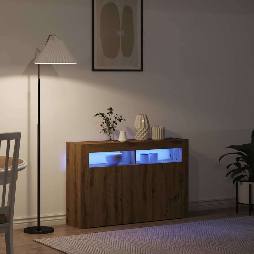Serviesskap Artisan Eik 116 x 30 x 75 cm Konstruert tre