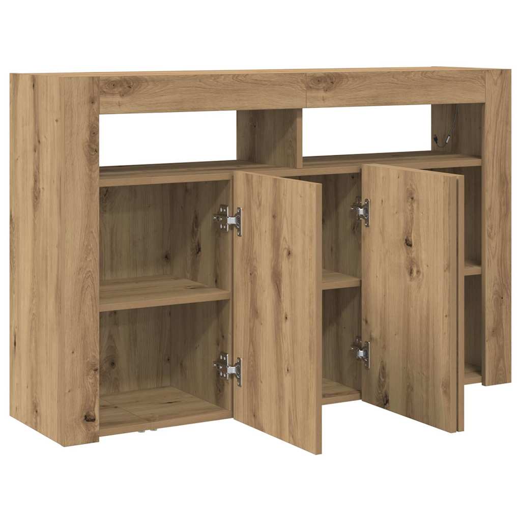 Serviesskap Artisan Eik 116 x 30 x 75 cm Konstruert tre