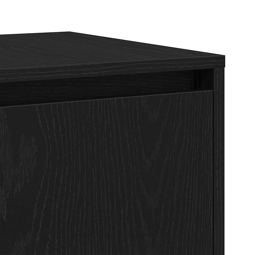 Serviesskap Svart eik 120 x 41 x 75 cm Konstruert tre