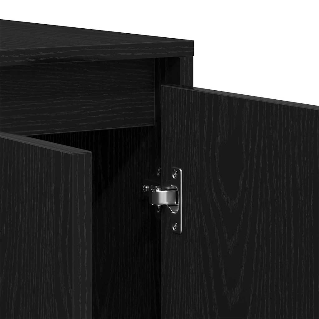 Serviesskap Svart eik 120 x 41 x 75 cm Konstruert tre