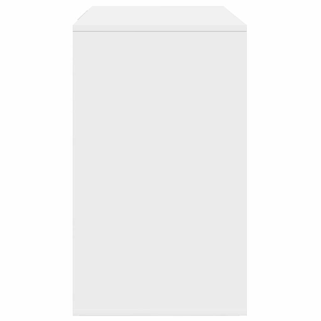 Serviesskap med skuff Hvit 120 x 41 x 75 cm Konstruert tre