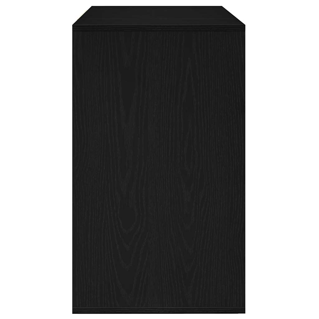 Serviesskap med skuff Svart Eik 120 x 41 x 75 cm Konstruert tre