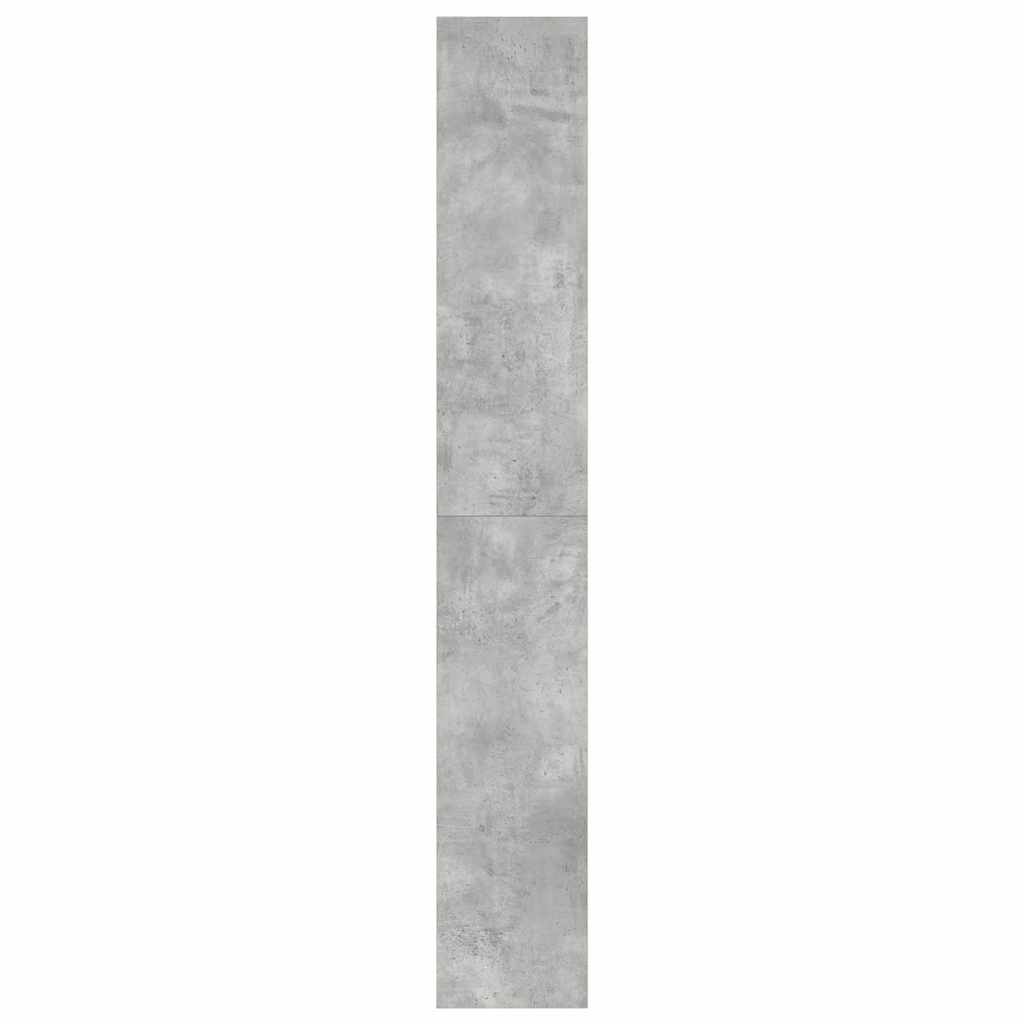 Bokskap Betonggrå 100 x 30 x 198 cm Konstruert tre