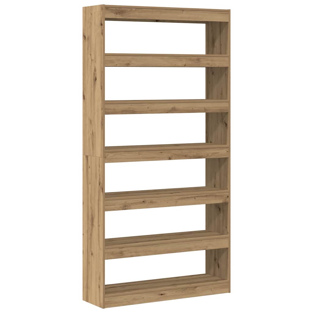 Bokskap Artisan Eik 100 x 30 x 198 cm Konstruert tre