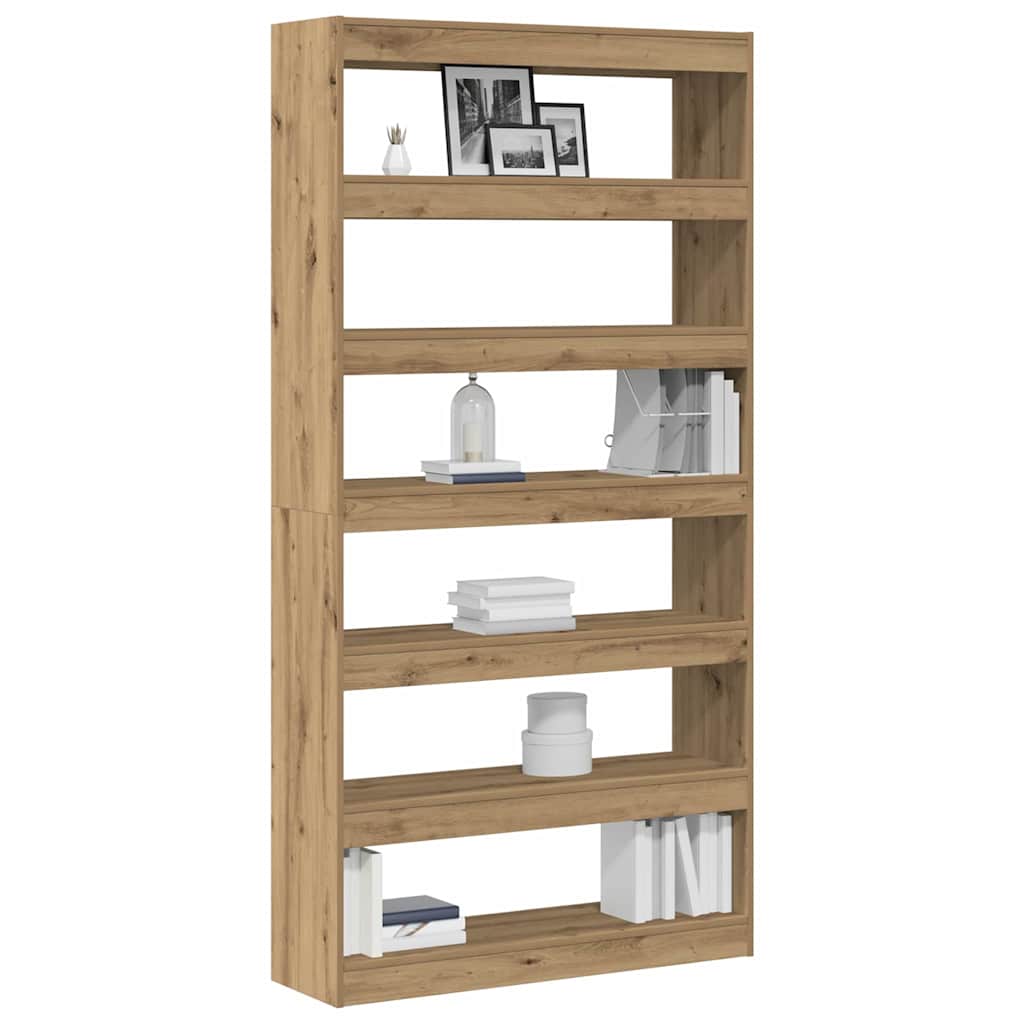 Bokskap Artisan Eik 100 x 30 x 198 cm Konstruert tre