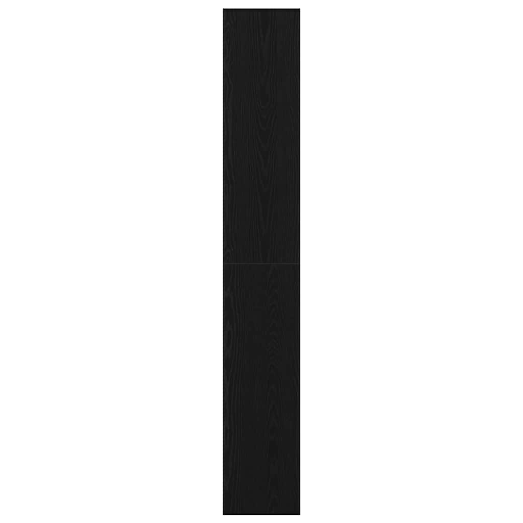 Bokskap Svart Eik 100 x 30 x 198 cm Konstruert tre