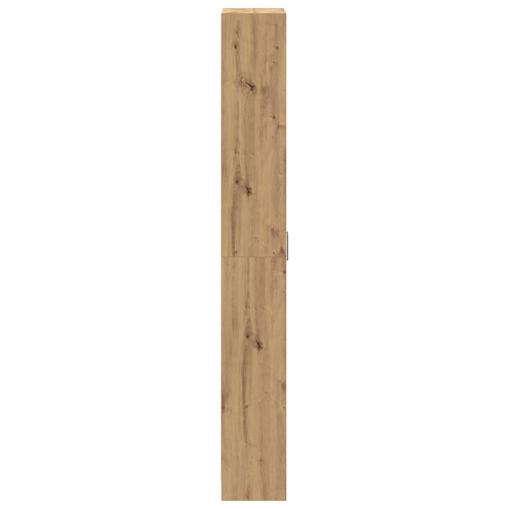 Garderobeskap Artisan Eik 55 x 25 x 189 cm Konstruert tre vidaXL