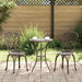 Hage Bistro Sett 3 pcs Bronse Aluminium