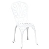 Hage Bistro Sett 3 pcs Hvit Aluminium
