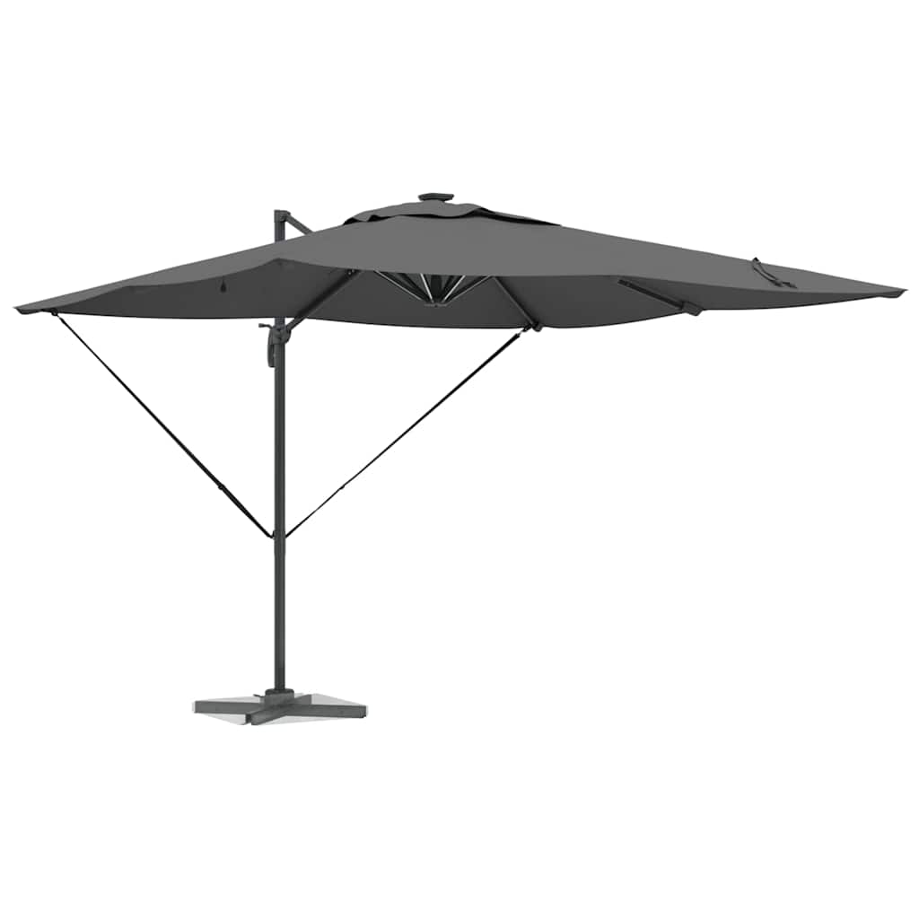 Parasoll Antrasitt 286 x 284 x 270 cm Aluminium og polyester