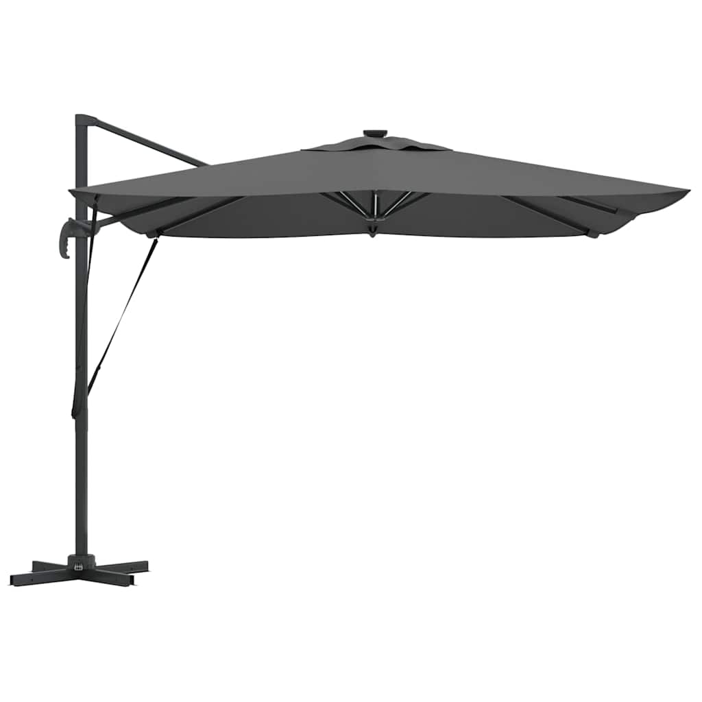 Parasoll Antrasitt 286 x 284 x 270 cm Aluminium og polyester
