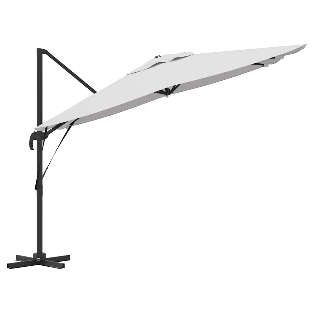 Roma parasol Beige 286 x 284 x 265 cm Aluminium og polyester