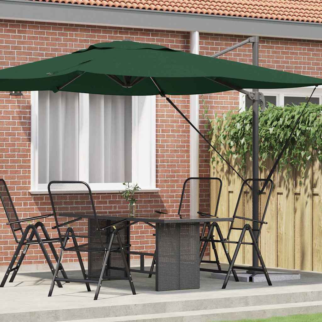 Roma parasol grønn 286 x 284 x 265 cm Aluminium og polyester