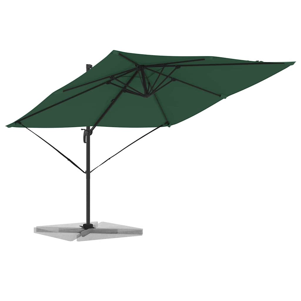 Roma parasol grønn 286 x 284 x 265 cm Aluminium og polyester