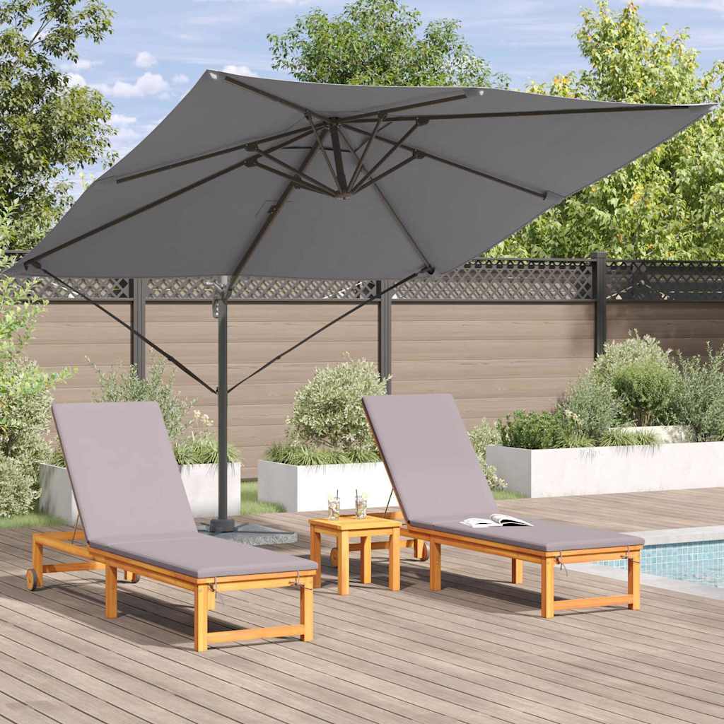 Roma parasol Antrasitt 286 x 284 x 265 cm