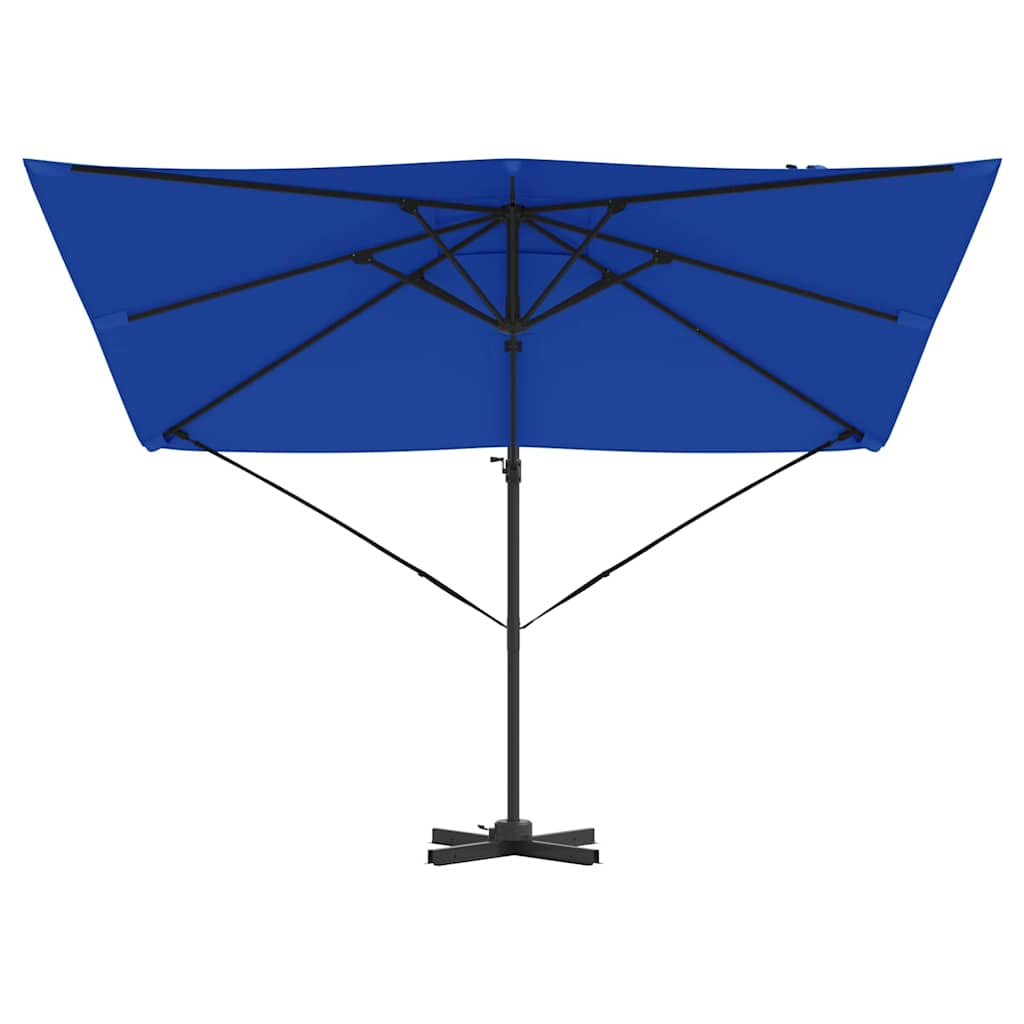 Roma parasol Blå 286 x 284 x 265 cm Aluminium og polyester